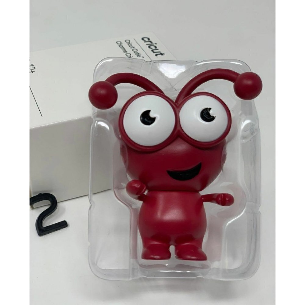 Cricut Cutie Merlot Red Cricut Collectible Craft Room Decor Figure Boxed Gift M